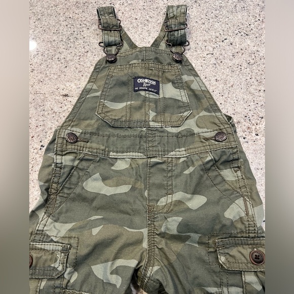 Osh Kosh Camo Overalls 12 months - Picture 3 of 6